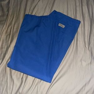 Royal blue urbane scrubs pants
